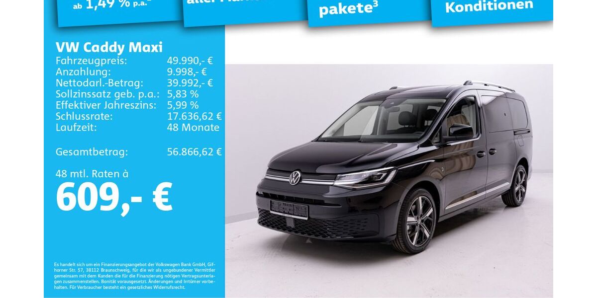 VW Caddy 5.000 km 49.990 &euro; Berlin 13088