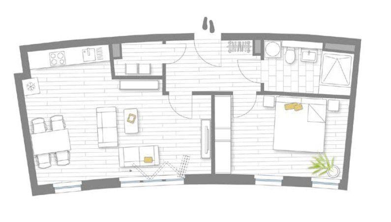 Etagenwohnung Dallgow-Döberitz Döberitz - 2 Zimmer, 58 m&sup2;, 750&euro; | Angebot:24713820