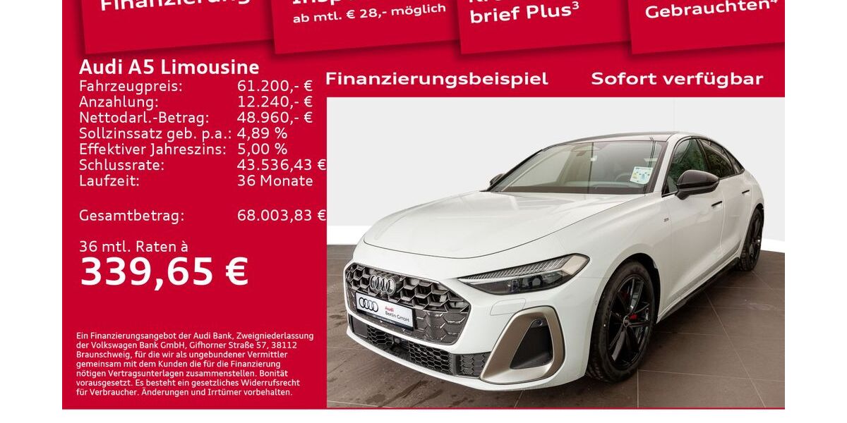 Audi A5 9.500 km 58.600 &euro; Berlin 12489