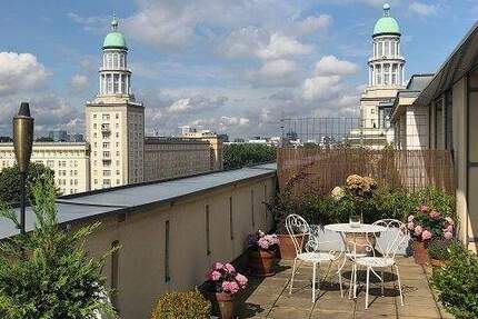 Befristet auf 2 Jahre: Über den Dächern des Prachtboulevards - Möblierte Terrassenwohnung am Frankfurter Tor 2 zimmer