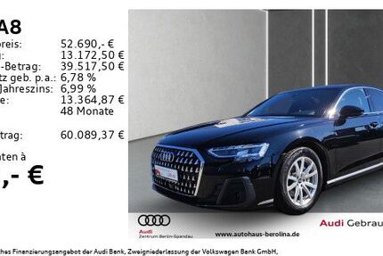 Audi A8 48.009 km 51.799 &euro; Berlin 13581