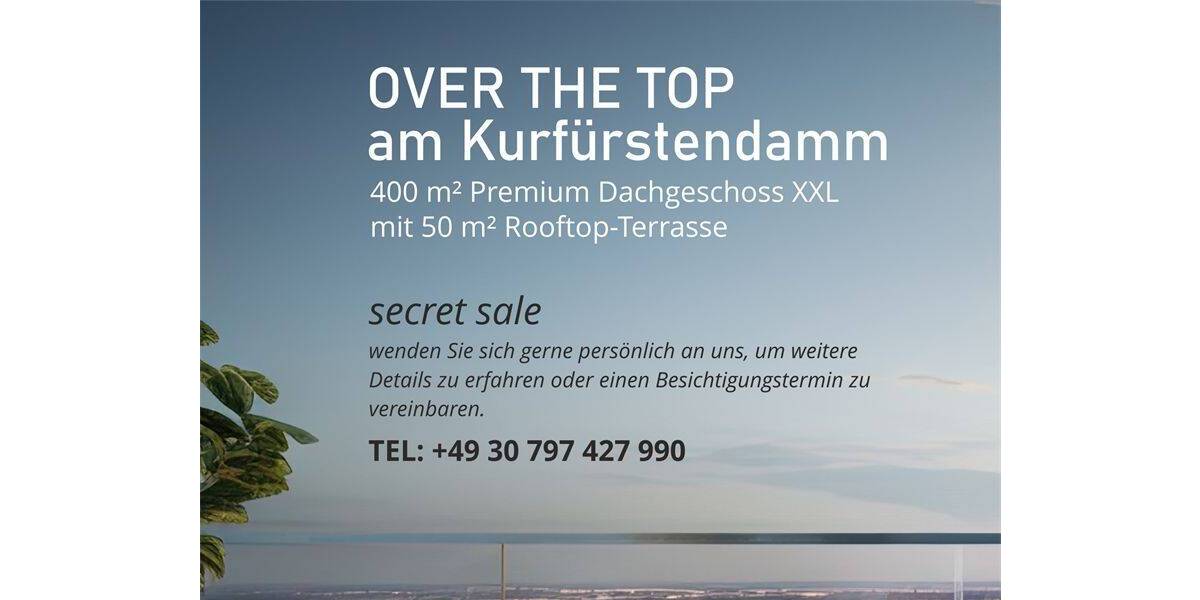 Etagenwohnung Berlin Halensee - 7 Zimmer, 434 m&sup2;, 4.850.000&euro; | Angebot:25697701