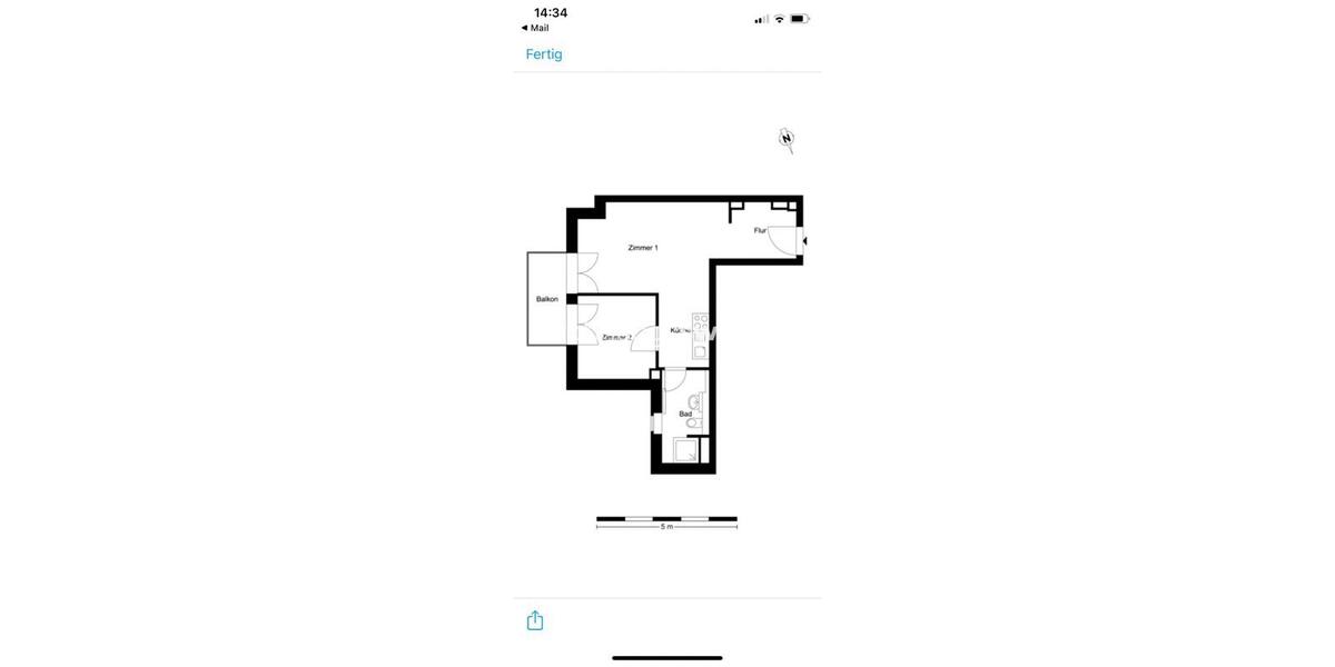 Etagenwohnung Berlin Lichtenberg - 2 Zimmer, 41 m&sup2;, 385&euro; | Angebot:26489596