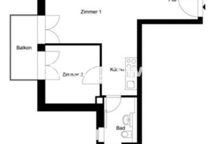 Wohnung Berlin Lichtenberg - 2 Zimmer, 41 m&sup2;, 385&euro; | Angebot:26489596