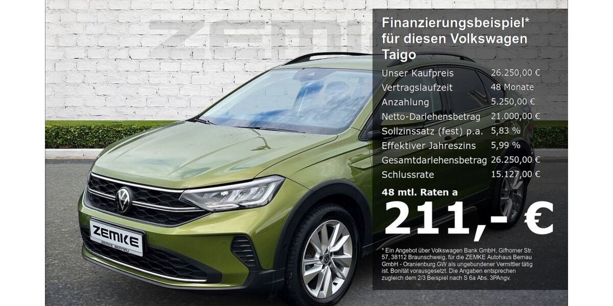 VW Taigo 16.521 km 25.775 &euro; Oranienburg 16515