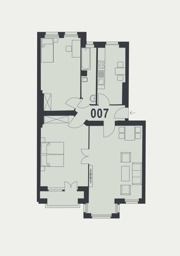 Familienfreundlicher Altbautraum: 3 Zimmer mit sonnigem Balkon - perspektivisch zur Eigennutzung!