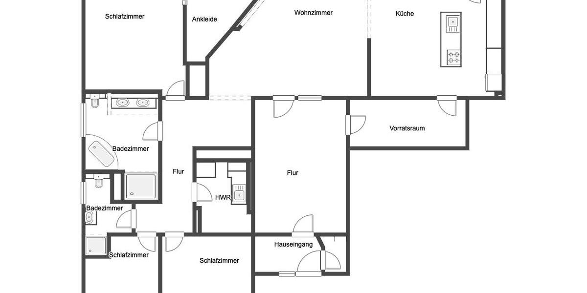 Leben und Arbeiten in Großziethen – Zweifamilienhaus mit großem Garten und Gewerbeeinheit 6 zimmer