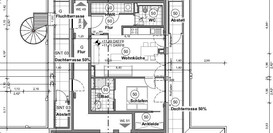 Etagenwohnung Berlin Treptow-Köpenick - 2 Zimmer, 64 m&sup2;, 1.408&euro; | Angebot:27717941