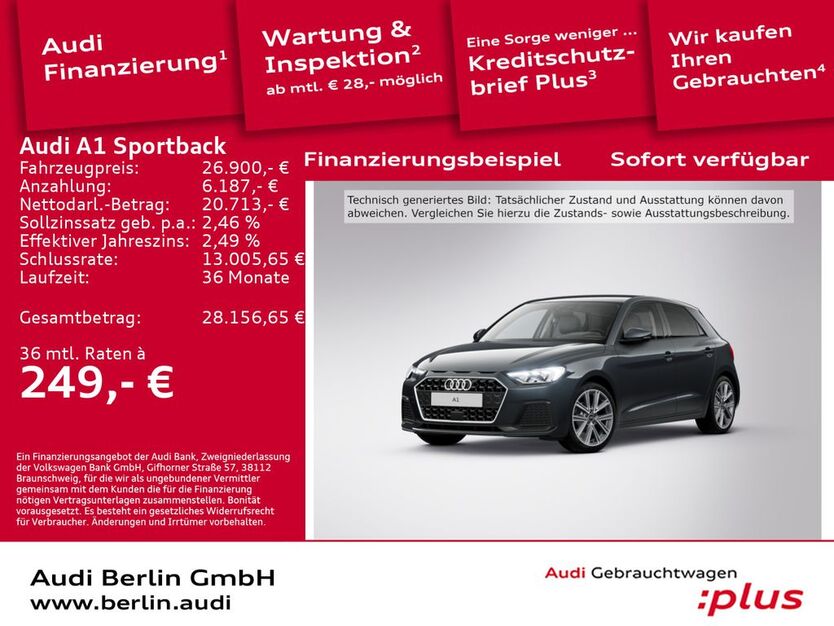 Audi A1 7.822 km 26.900 € Berlin 12489