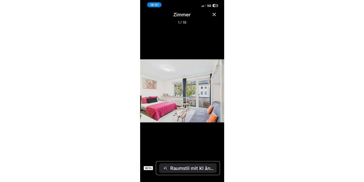 Schönes Studio Apartment 1 zimmer