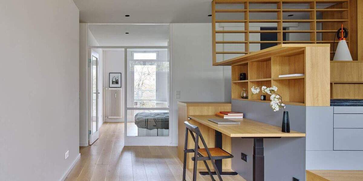 Perfekt gelegen: 2-Zimmer-Apartment im Hansaviertel - komplett saniert und möbliert. 2 zimmer