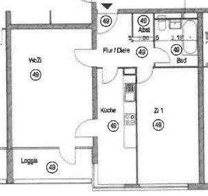 Wohnung Berlin Charlottenburg-Wilmersdorf - 2 Zimmer, 67 m&sup2;, 730&euro; | Angebot:27715133