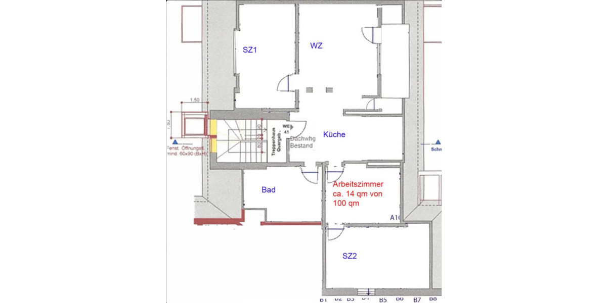 Dachgeschoßwohnung Berlin Neukölln - 4 Zimmer, 104 m&sup2;, 660.000&euro; | Angebot:25973623