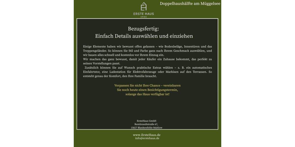 A+, Doppelhaushälfte mit großer Dachterrasse, 150 m², 4 SZ, 2 Bäder, Garten, provisionsfrei 5 zimmer