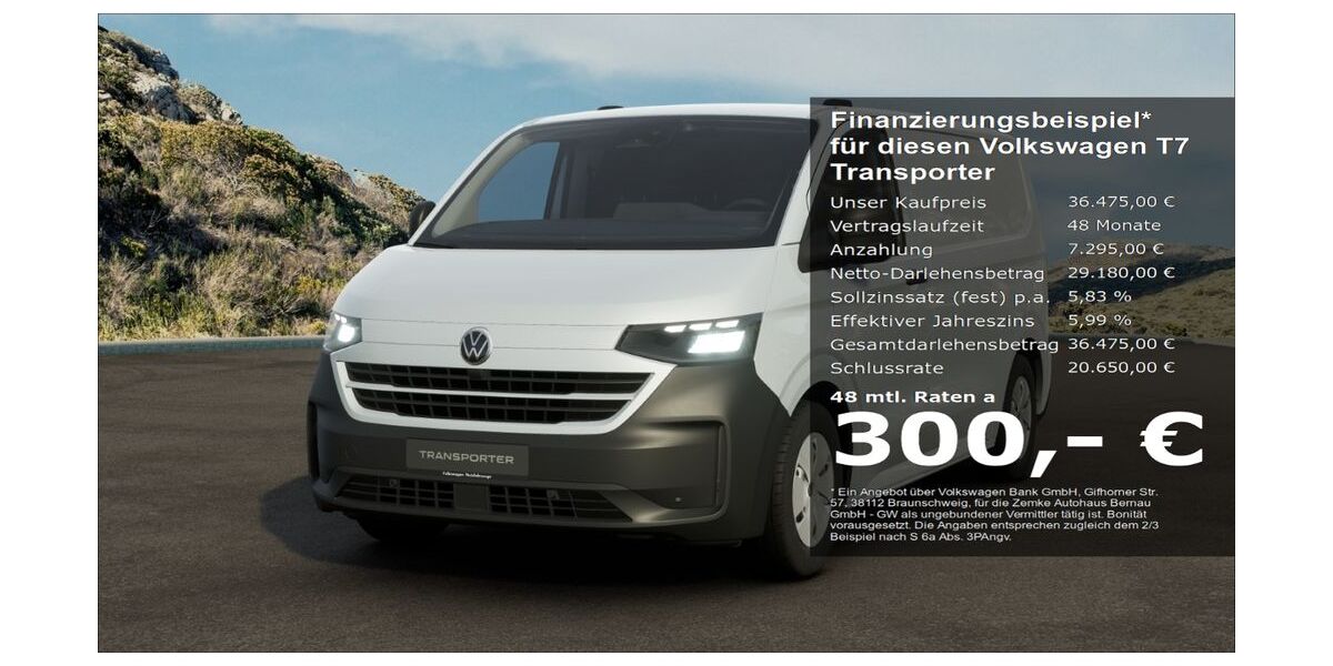 VW T7 Transporter 17.344 km 36.475 &euro; Bernau 16321