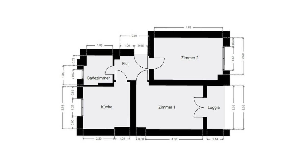 Etagenwohnung Berlin Adlershof - 2 Zimmer, 50 m&sup2;, 229.000&euro; | Angebot:26008373