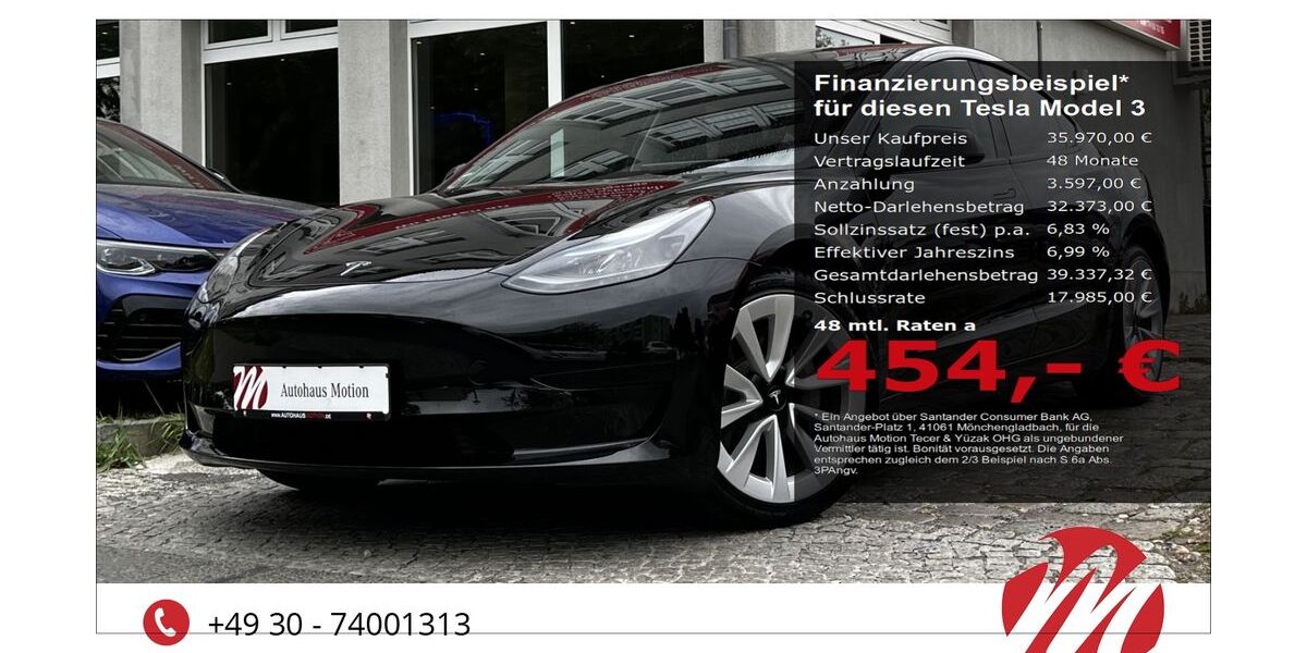 Tesla Model 3 4.151 km 35.970 € Berlin 12305