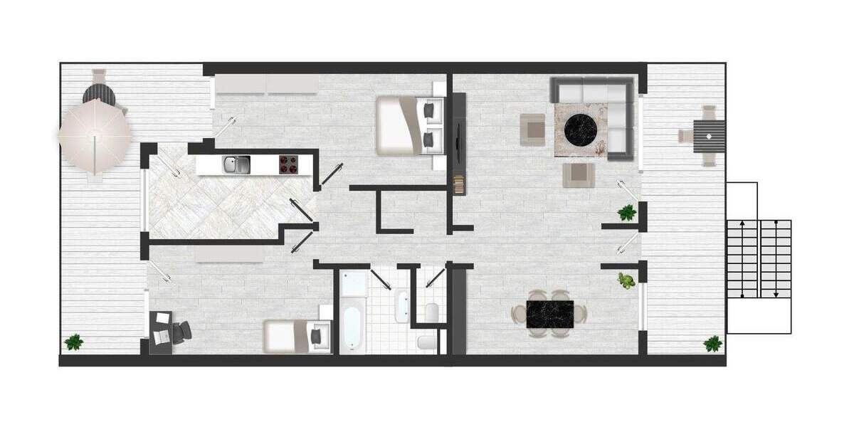 Etagenwohnung Berlin Heiligensee - 4 Zimmer, 120 m&sup2;, 389.000&euro; | Angebot:24416457