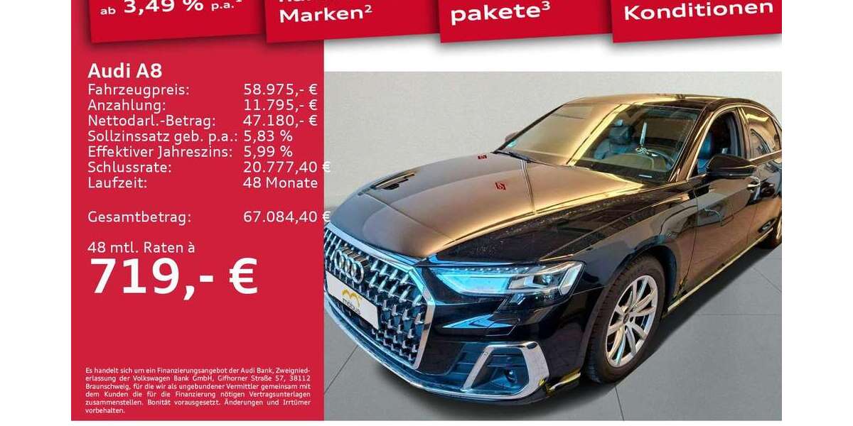 Audi A8 71.442 km 58.975 &euro; Berlin 13088