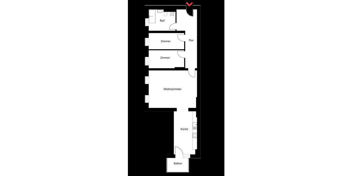 Etagenwohnung Berlin Mitte - 3 Zimmer, 95 m&sup2;, 750.000&euro; | Angebot:26018504