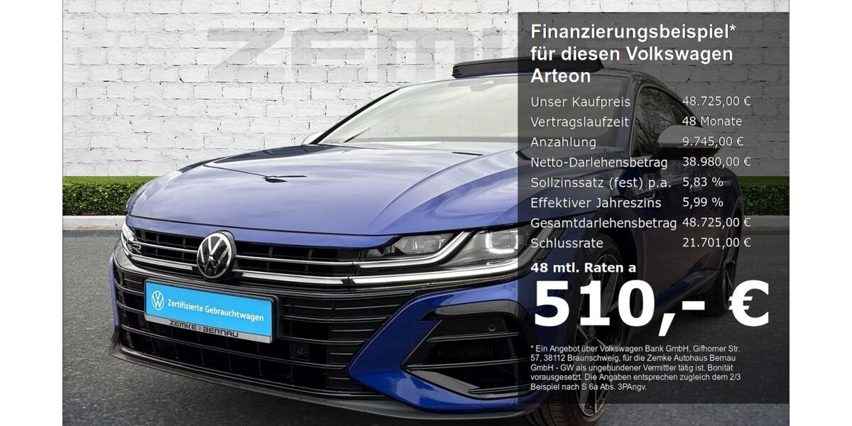 VW Arteon 34.815 km 48.725 &euro; Bernau 16321