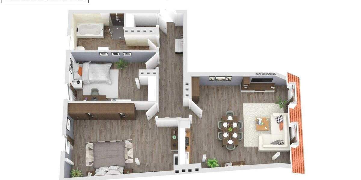 Etagenwohnung Berlin Reinickendorf - 3 Zimmer, 88 m&sup2;, 472.000&euro; | Angebot:25743035
