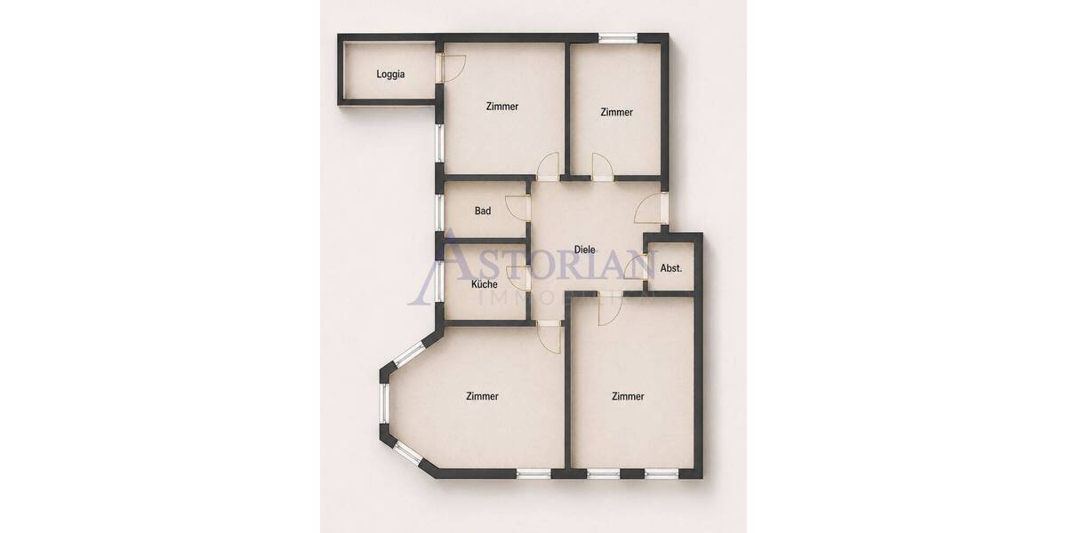 Etagenwohnung Berlin Westend - 4 Zimmer, 110 m&sup2;, 639.000&euro; | Angebot:26820535