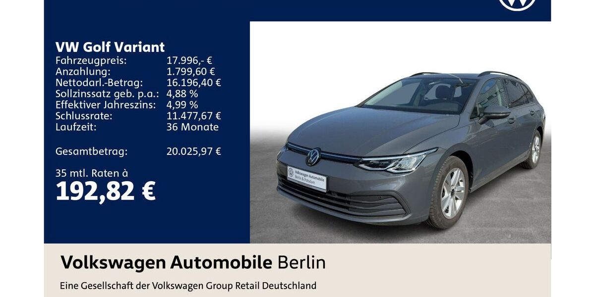 VW Golf 71.570 km 17.996 &euro; Berlin 12681