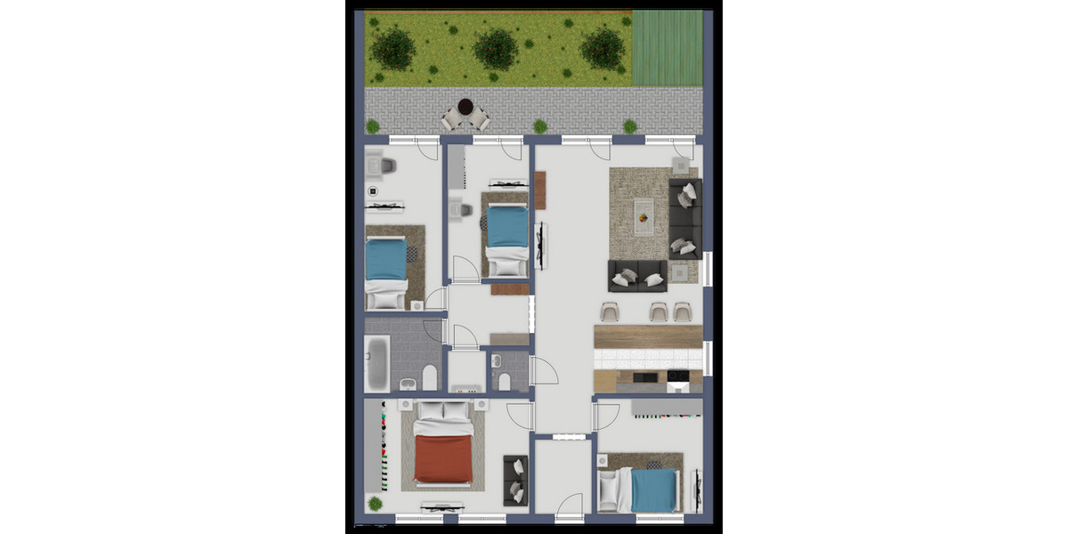 Etagenwohnung Berlin Treptow-Köpenick - 5 Zimmer, 98 m&sup2;, 1.075&euro; | Angebot:26002263