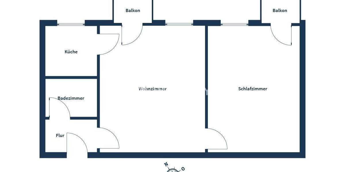 Etagenwohnung Berlin Oberschöneweide - 2 Zimmer, 53 m&sup2;, 195.000&euro; | Angebot:24863023