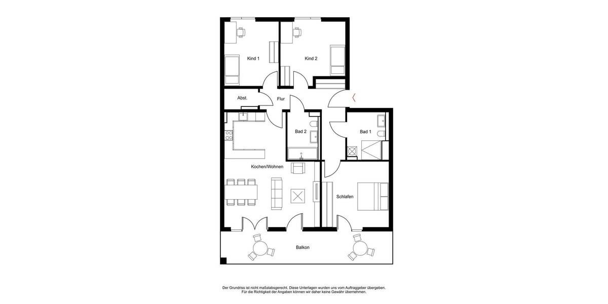 Etagenwohnung Berlin Siemensstadt - 4 Zimmer, 109 m&sup2;, 1.775&euro; | Angebot:26674722