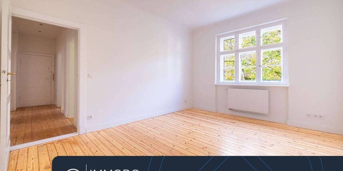 ?? Wohnen in Zehlendorf Mitte: Erstbezug nach Sanierung in eine 3-Zi Stuck-Altbau-Whg mit Dielen 3 zimmer