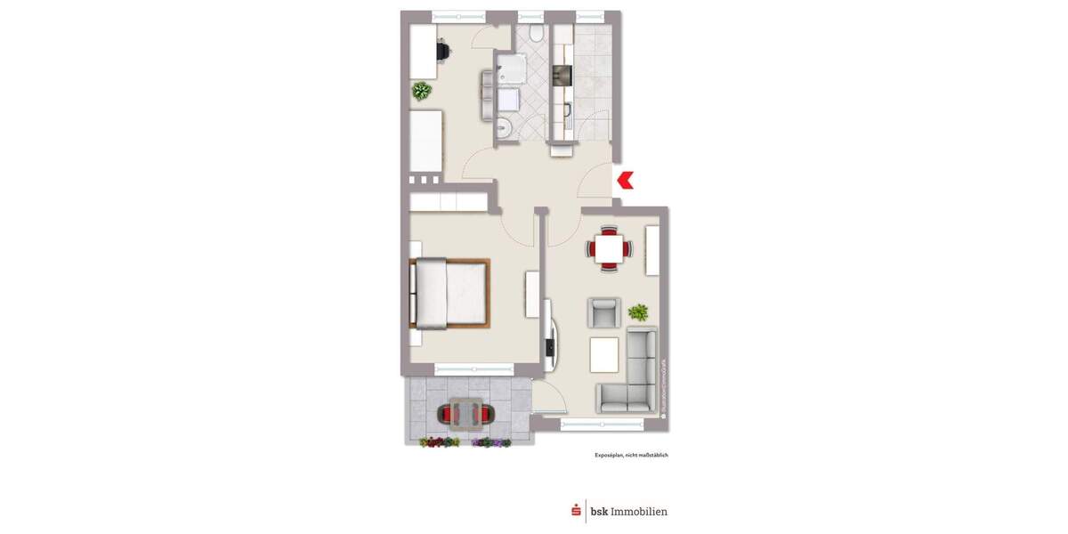 Etagenwohnung Berlin Halensee - 3 Zimmer, 64 m&sup2;, 279.000&euro; | Angebot:25778378