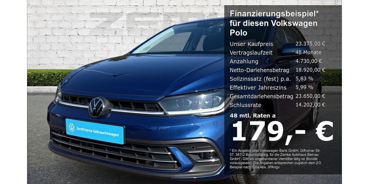 VW Polo 19.444 km 23.375 &euro; Bernau 16321