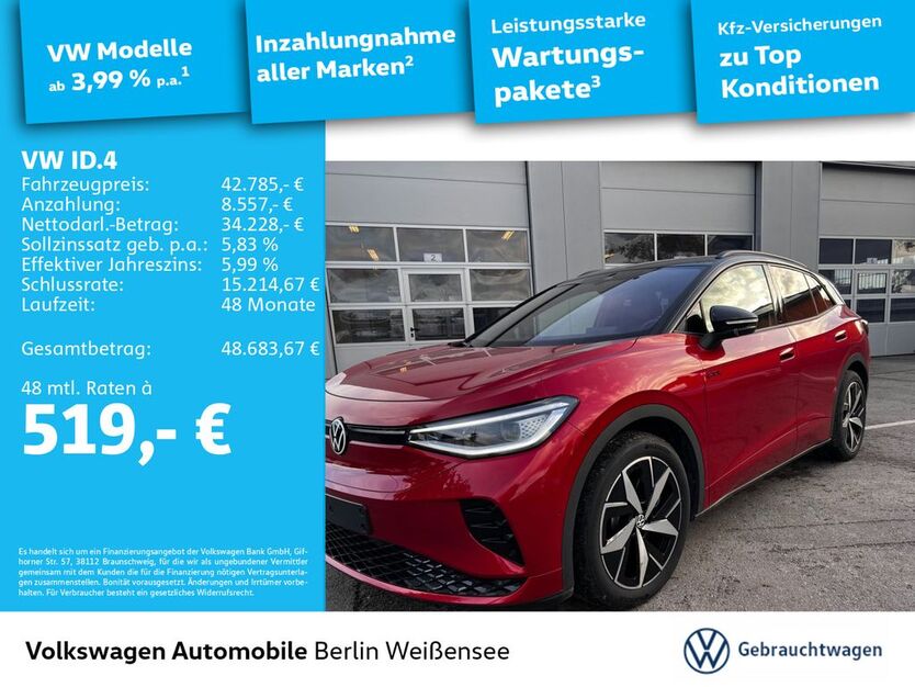 VW ID.4 14.153 km 42.785 € Berlin 13088