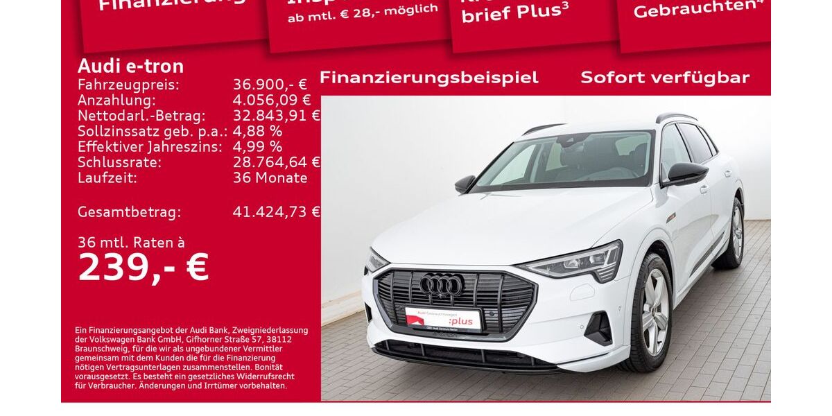 Audi e-tron 16.260 km 35.900 &euro; Berlin 12489