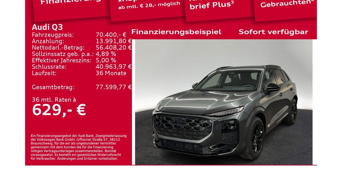 Audi Q3 6.001 km 70.400 &euro; Berlin 12489