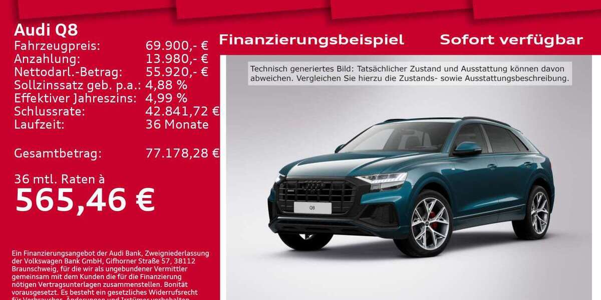 Audi Q8 62.260 km 69.900 &euro; Berlin 12489