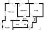 Etagenwohnung Teltow - 3 Zimmer, 81 m&sup2;, 1.100&euro; | Angebot:26639737