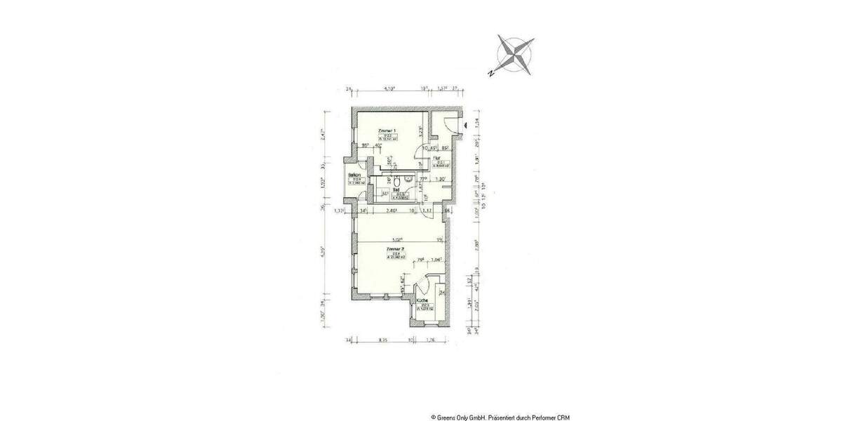 Etagenwohnung Großbeeren Birkenhain - 2 Zimmer, 50 m&sup2;, 188.000&euro; | Angebot:24136596
