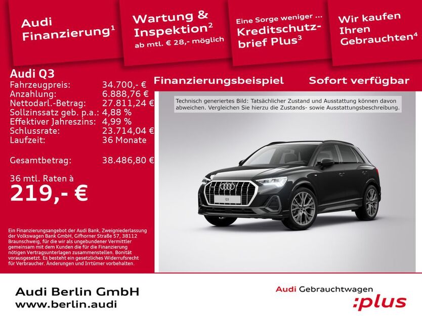 Audi Q3 96.550 km 34.700 € Berlin 10587