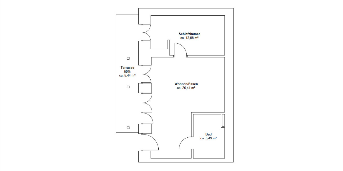 Etagenwohnung Berlin Charlottenburg - 2 Zimmer, 49 m&sup2;, 398.000&euro; | Angebot:26029208