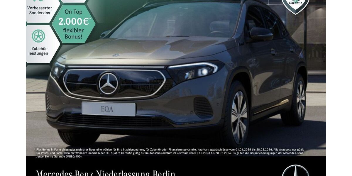 Mercedes-Benz EQA 26.396 km 32.690 € Berlin 10587
