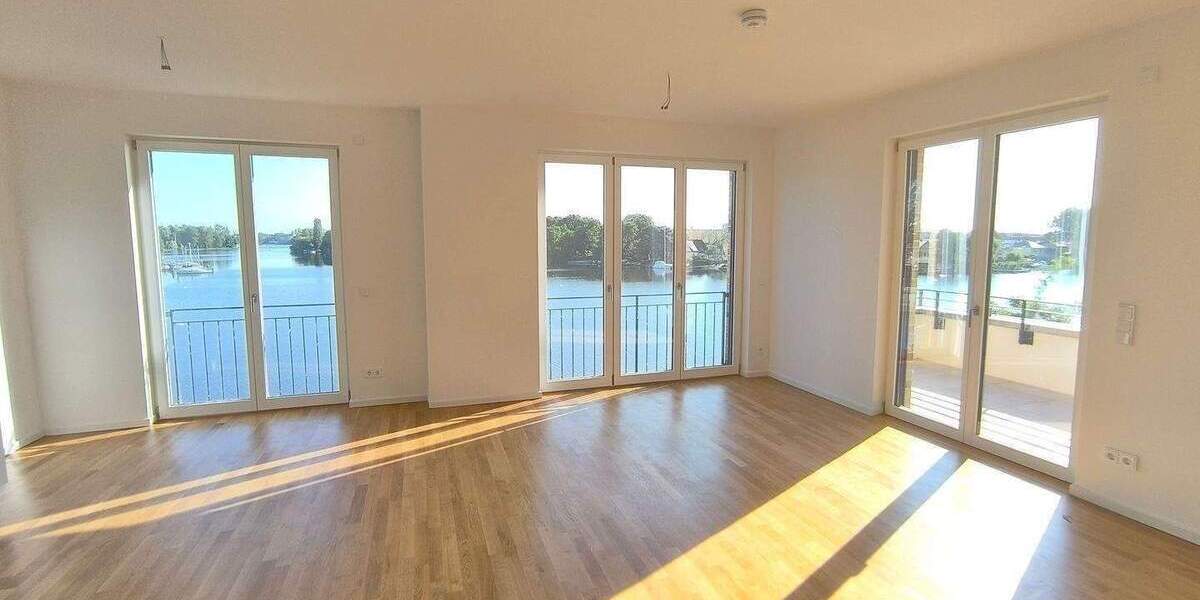 Traumhafte 4-Zi-Neubauwohnung direkt am Wasser (Erstbezug)! 4 zimmer