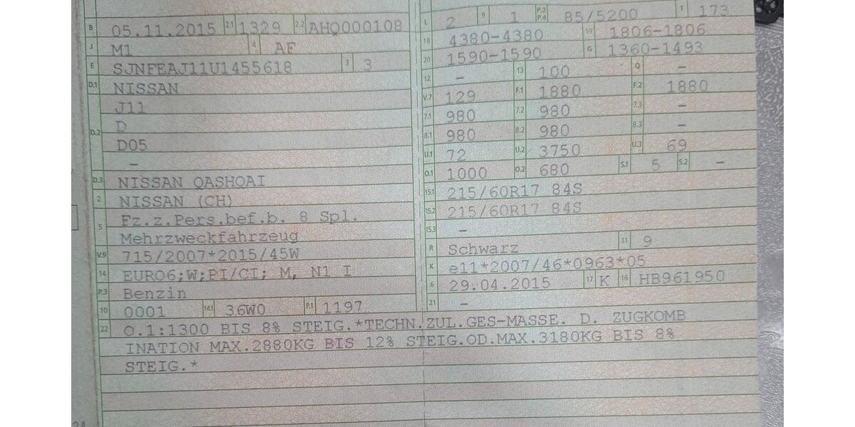 Nissan Qashqai 97.000 km 9.000 &euro; Berlin 10178