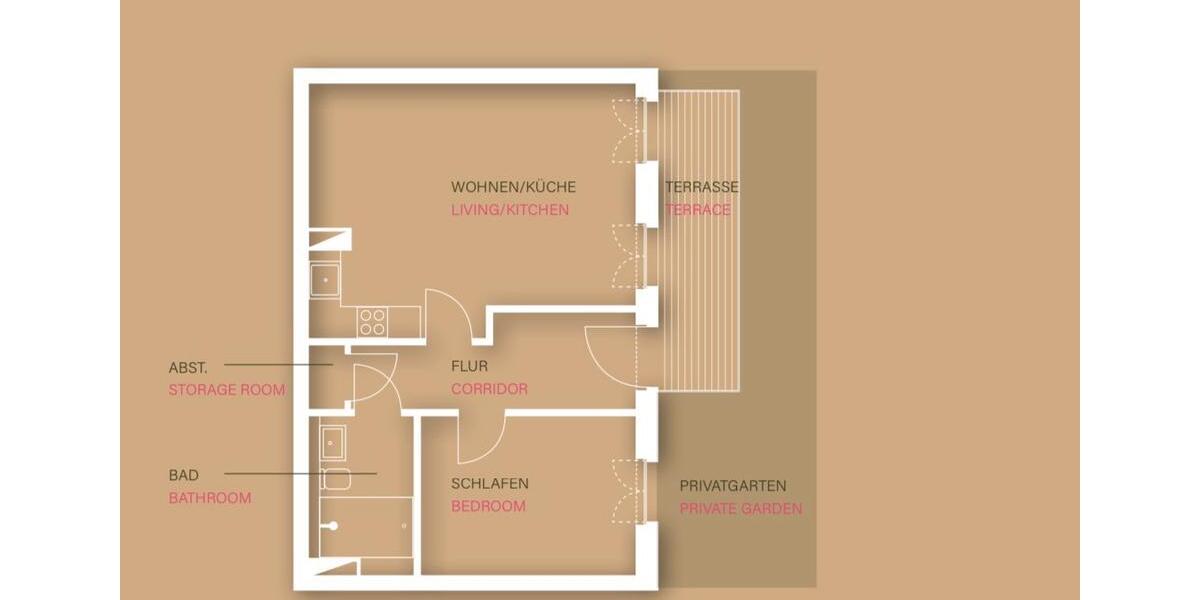 Erdgeschoßwohnung Berlin Treptow-Köpenick - 2 Zimmer, 58 m&sup2;, 1.350&euro; | Angebot:25641615