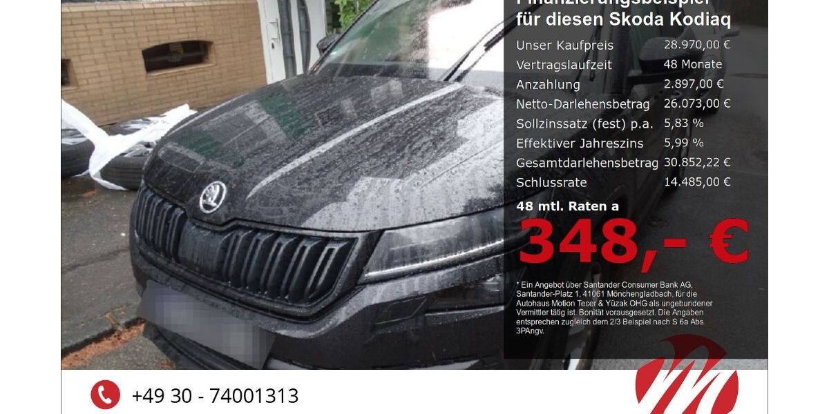 Skoda Kodiaq 85.332 km 28.970 &euro; Berlin 12305