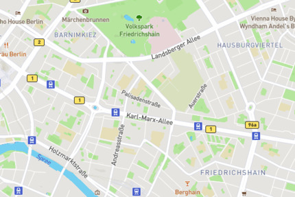 Wohnung Berlin Friedrichshain - 3 Zimmer, 71 m&sup2;, 449.000&euro; | Angebot:25770383