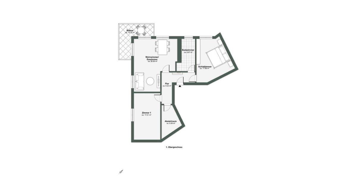 Etagenwohnung Berlin Französisch Buchholz - 3 Zimmer, 87 m&sup2;, 495.000&euro; | Angebot:26258843