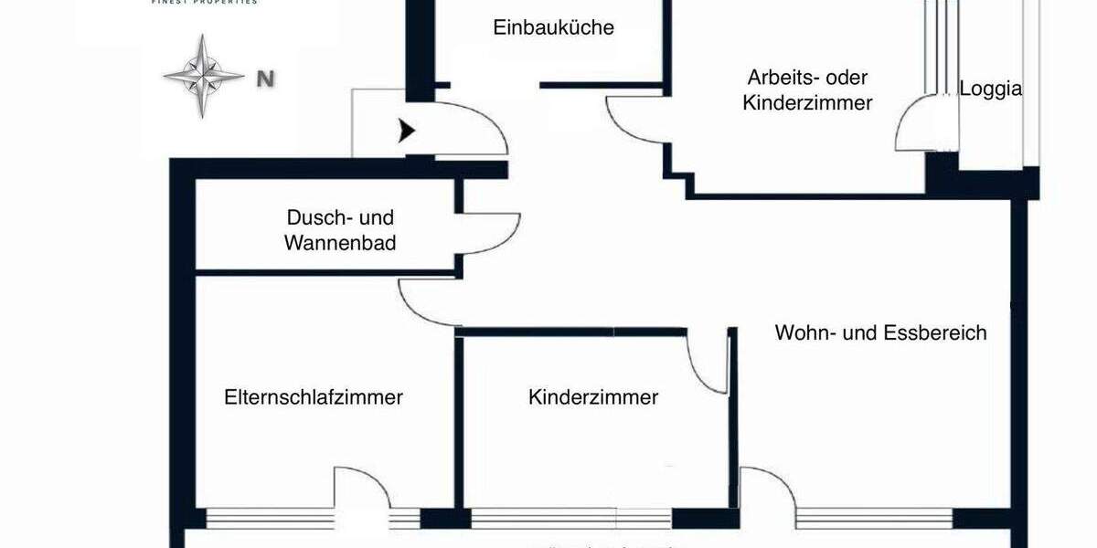 Etagenwohnung Berlin / Mitte Mitte - 3 Zimmer, 96 m&sup2;, 535.000&euro; | Angebot:25698969